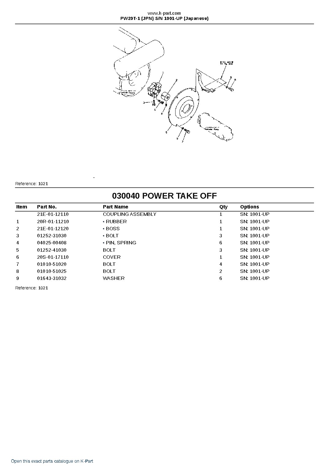 PW20T-1 (JPN) S/N 1001-UP (Japanese) – sample page 4 PW20T-1 (JPN) S/N 1001-UP (Japanese) – sample page 4