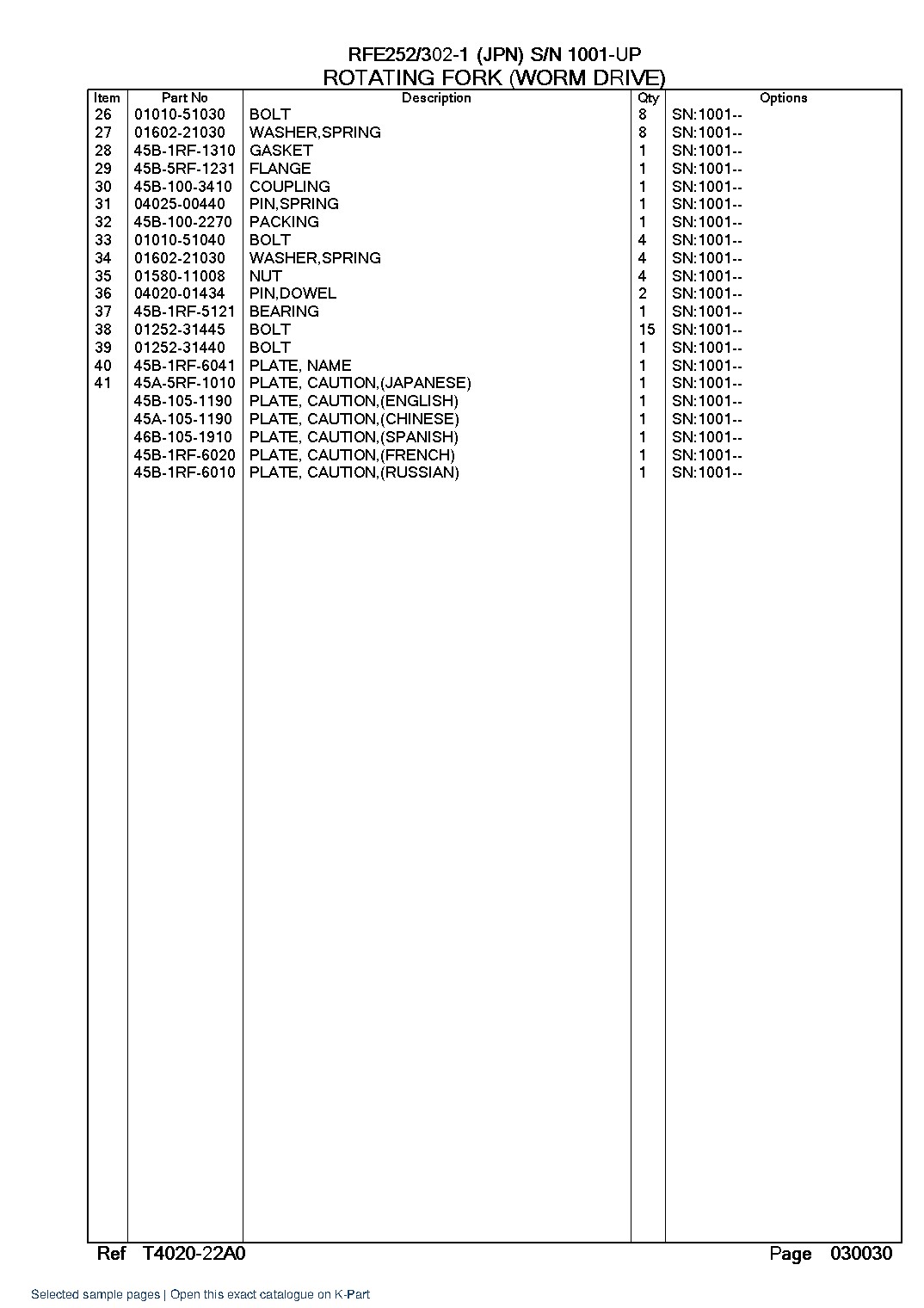 RFE252/302-1 (JPN) S/N 1001-UP – sample page 6 RFE252/302-1 (JPN) S/N 1001-UP – sample page 6