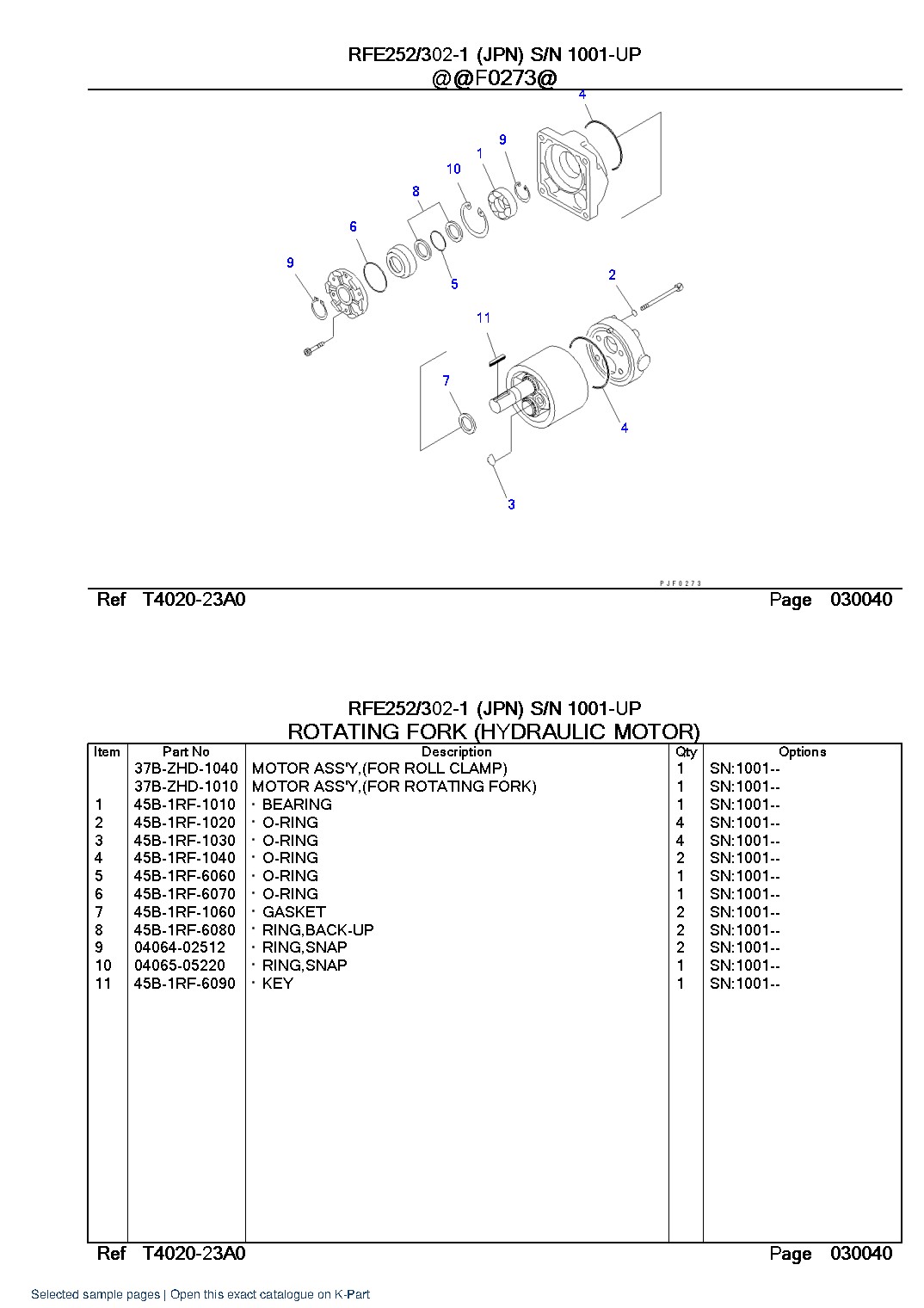 RFE252/302-1 (JPN) S/N 1001-UP – sample page 7 RFE252/302-1 (JPN) S/N 1001-UP – sample page 7