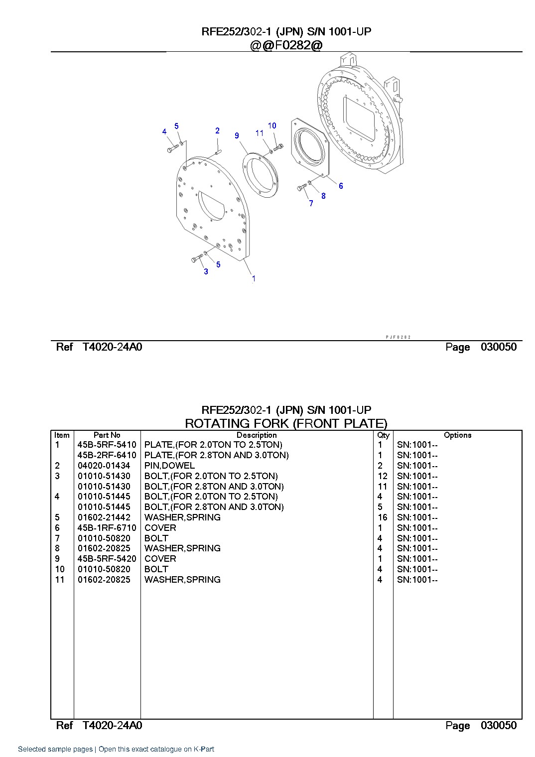RFE252/302-1 (JPN) S/N 1001-UP – sample page 8 RFE252/302-1 (JPN) S/N 1001-UP – sample page 8