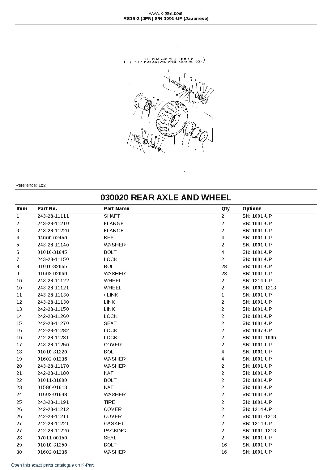 RS15-2 (JPN) S/N 1001-UP (Japanese) – sample page 3 RS15-2 (JPN) S/N 1001-UP (Japanese) – sample page 3