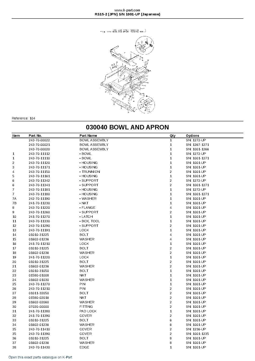 RS15-2 (JPN) S/N 1001-UP (Japanese) – sample page 7 RS15-2 (JPN) S/N 1001-UP (Japanese) – sample page 7