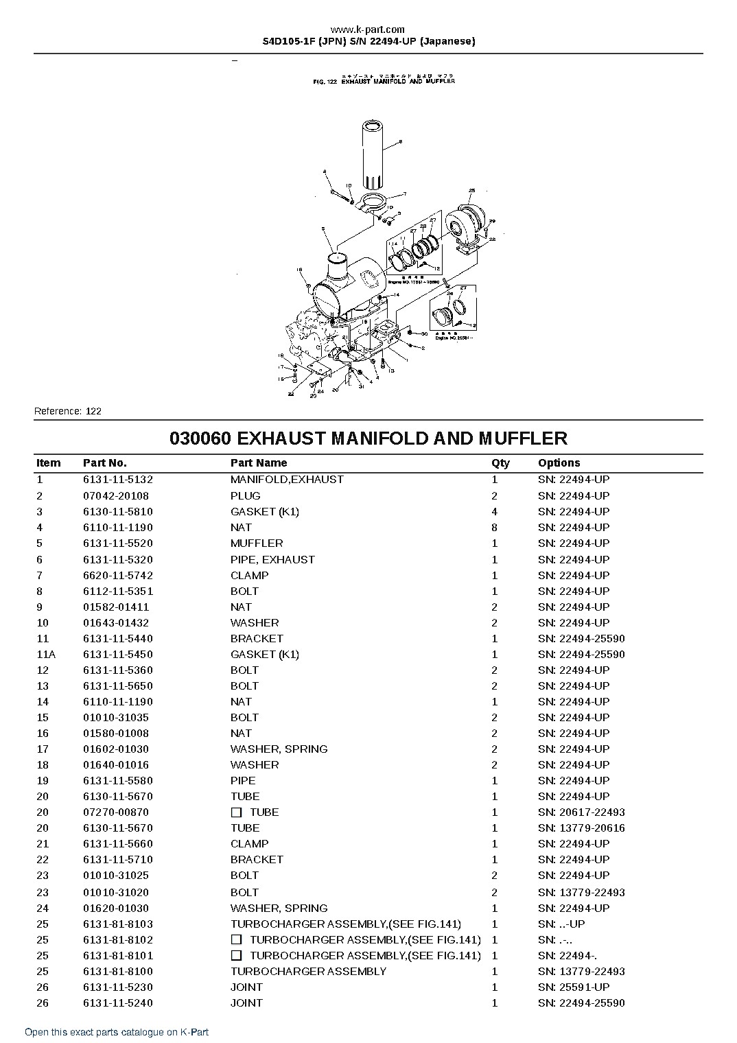 S4D105-1F (JPN) S/N 22494-UP (Japanese) – sample page 8 S4D105-1F (JPN) S/N 22494-UP (Japanese) – sample page 8
