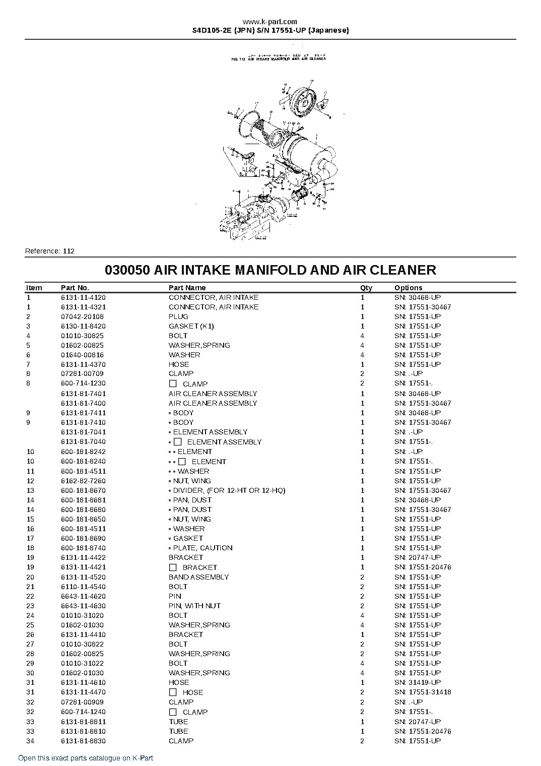 S4D105-2E (JPN)  S/N 17551-UP (Japanese) – sample page 6