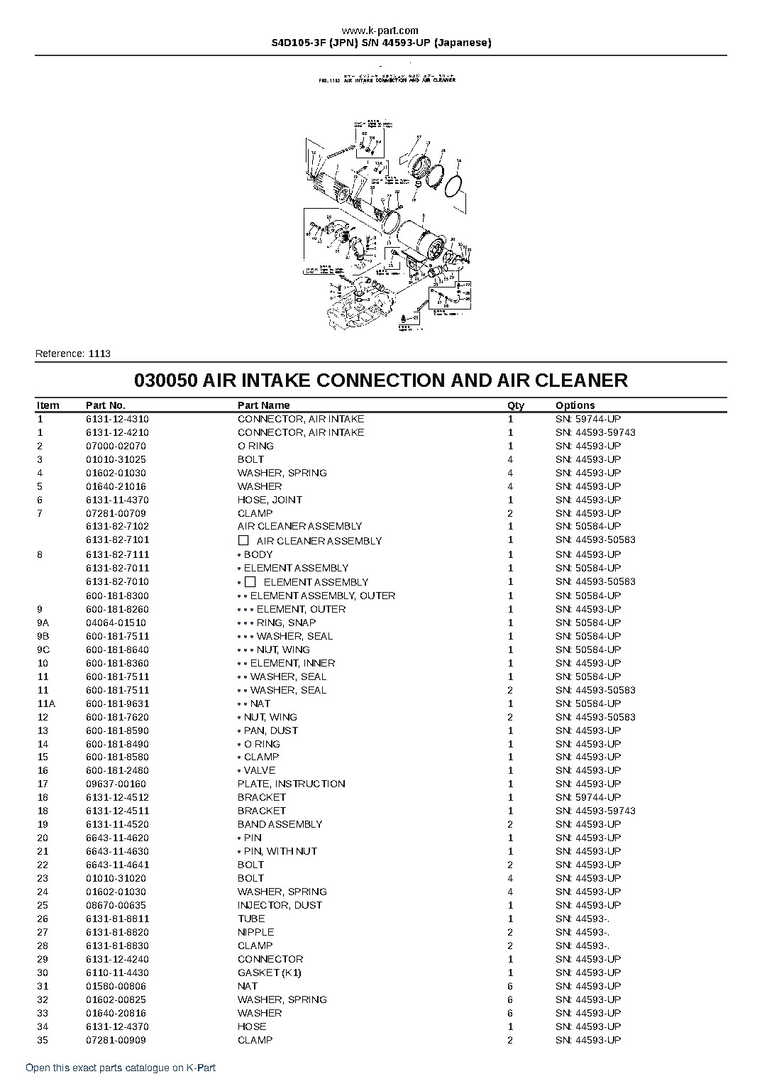 S4D105-3F (JPN)  S/N 44593-UP (Japanese) – sample page 6