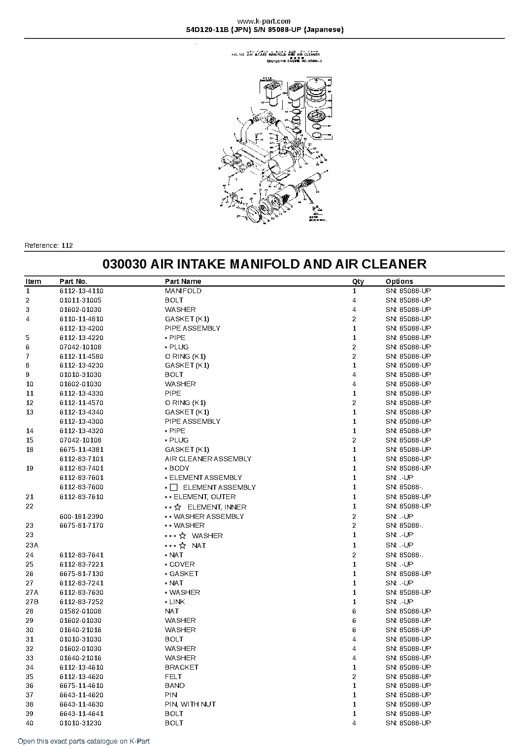 S4D120-11B (JPN)  S/N 85088-UP (Japanese) – sample page 4