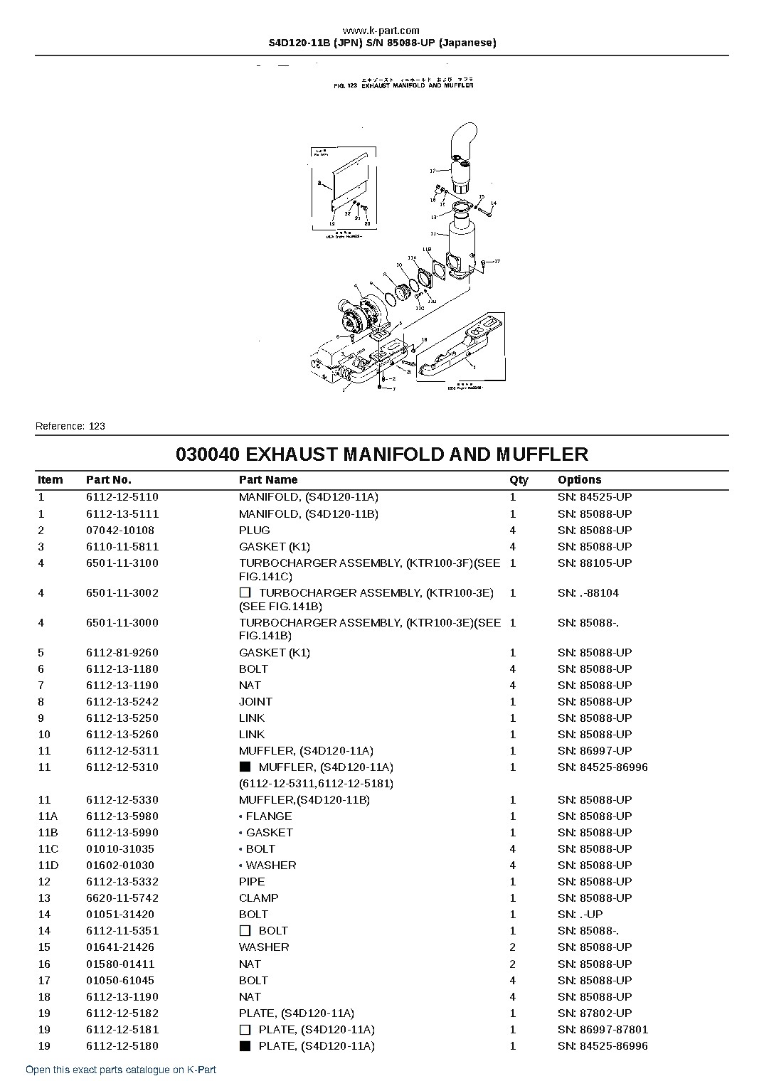 S4D120-11B (JPN)  S/N 85088-UP (Japanese) – sample page 6