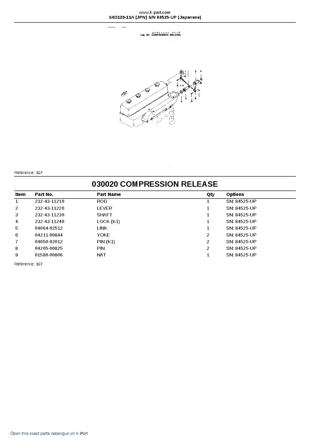 S4D120-11A (JPN)  S/N 84525-UP (Japanese) – sample page 3