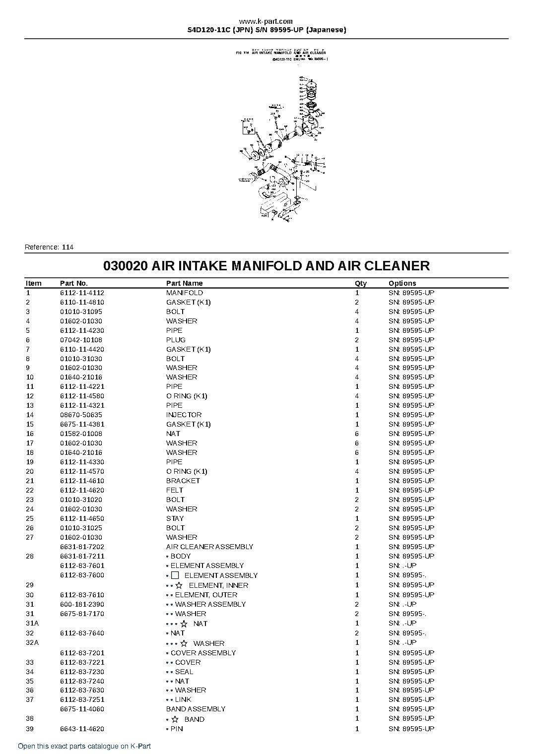 S4D120-11C (JPN) S/N 89595-UP (Japanese) – sample page 3 S4D120-11C (JPN) S/N 89595-UP (Japanese) – sample page 3