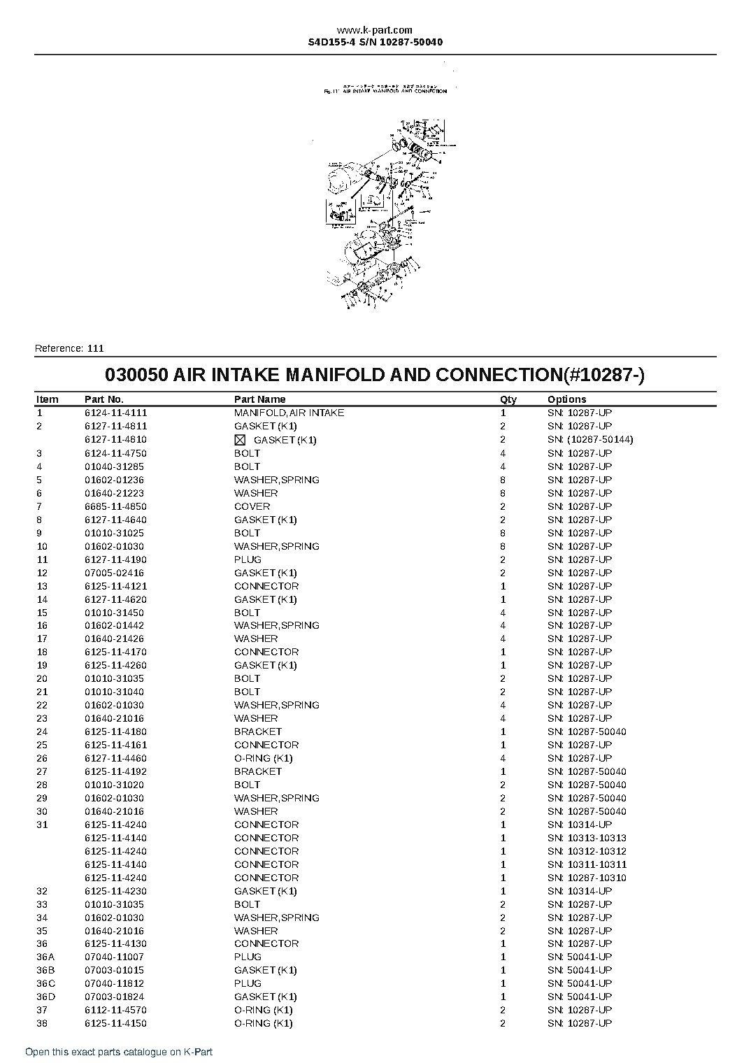 S4D155-4 S/N 10287-50040 – sample page 7 S4D155-4 S/N 10287-50040 – sample page 7