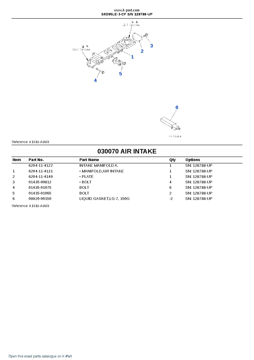 S4D95LE-3-CF S/N 128788-UP – sample page 7 S4D95LE-3-CF S/N 128788-UP – sample page 7