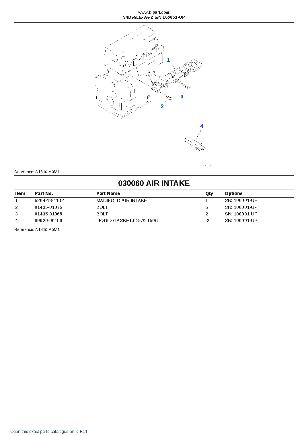 S4D95LE-3A-2 S/N 100001-UP – sample page 6 S4D95LE-3A-2 S/N 100001-UP – sample page 6