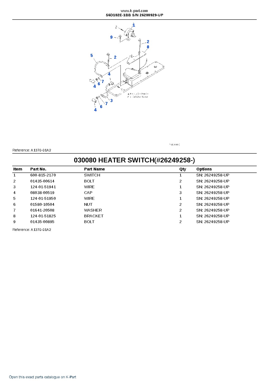 S6D102E-1BB S/N 26200929-UP – sample page 8 S6D102E-1BB S/N 26200929-UP – sample page 8