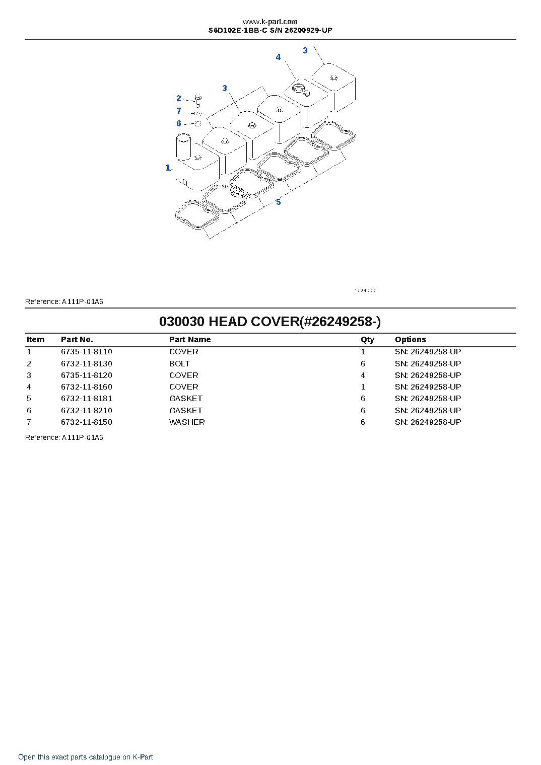 S6D102E-1BB-C S/N 26200929-UP – sample page 3 S6D102E-1BB-C S/N 26200929-UP – sample page 3