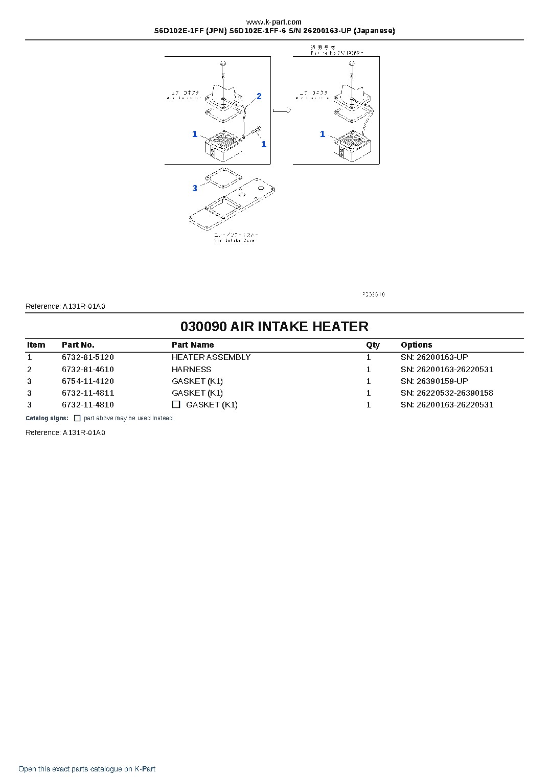 S6D102E-1FF (JPN) S6D102E-1FF-6 S/N 26200163-UP (Japanese) – sample page 10