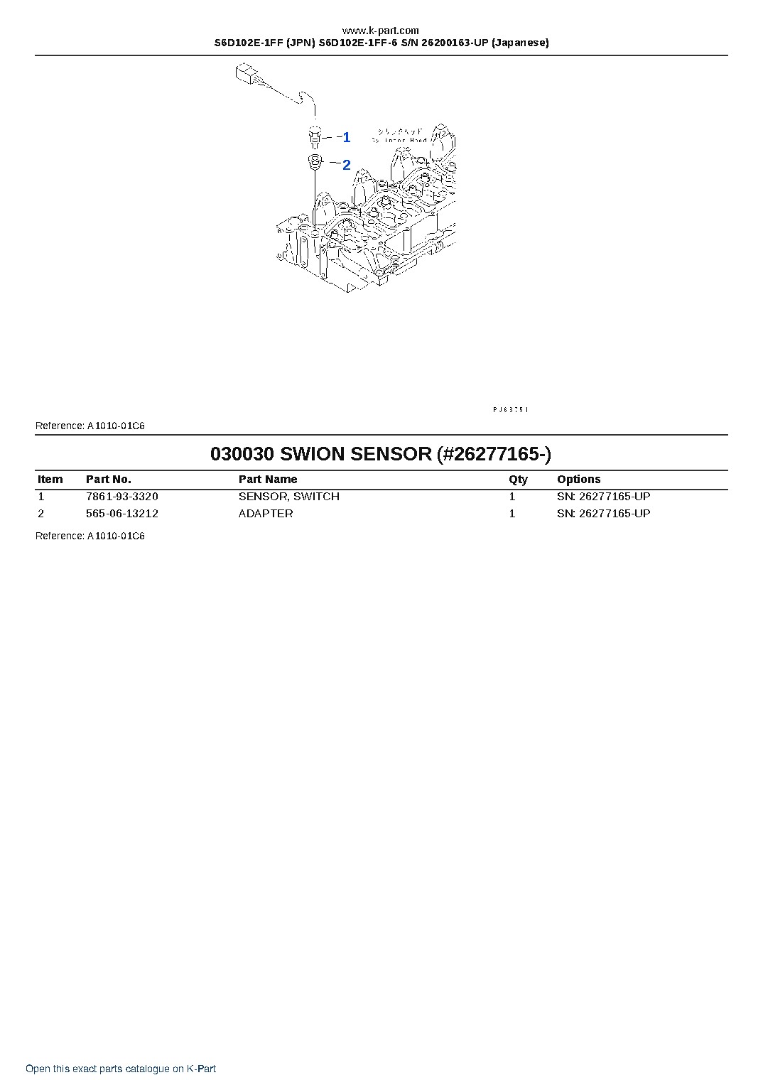 S6D102E-1FF (JPN) S6D102E-1FF-6 S/N 26200163-UP (Japanese) – sample page 4