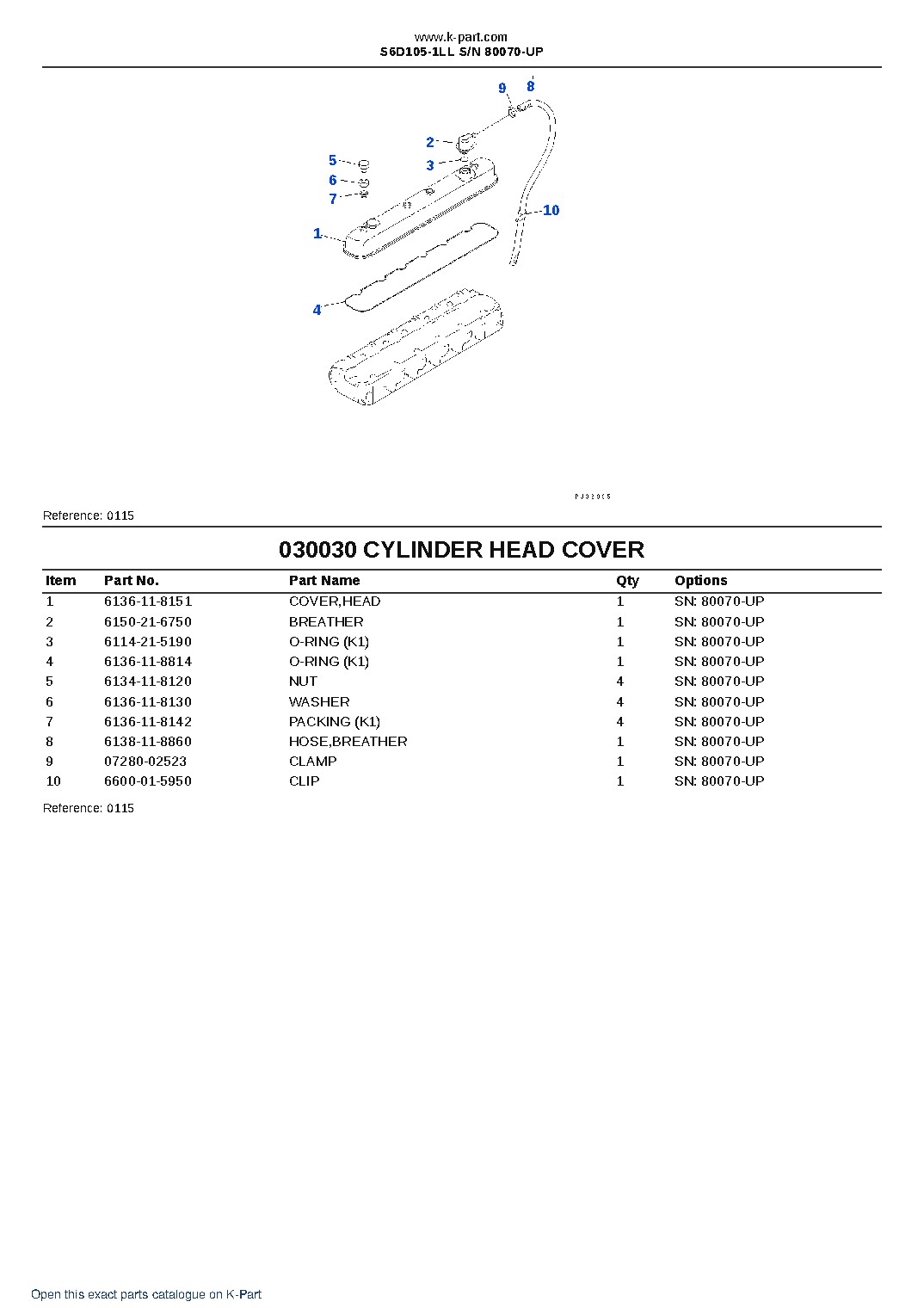 S6D105-1LL S/N 80070-UP – sample page 4 S6D105-1LL S/N 80070-UP – sample page 4