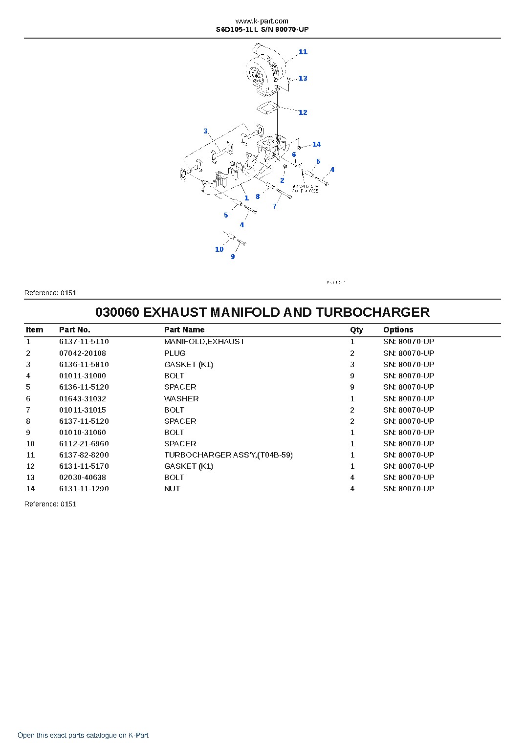 S6D105-1LL S/N 80070-UP – sample page 8 S6D105-1LL S/N 80070-UP – sample page 8