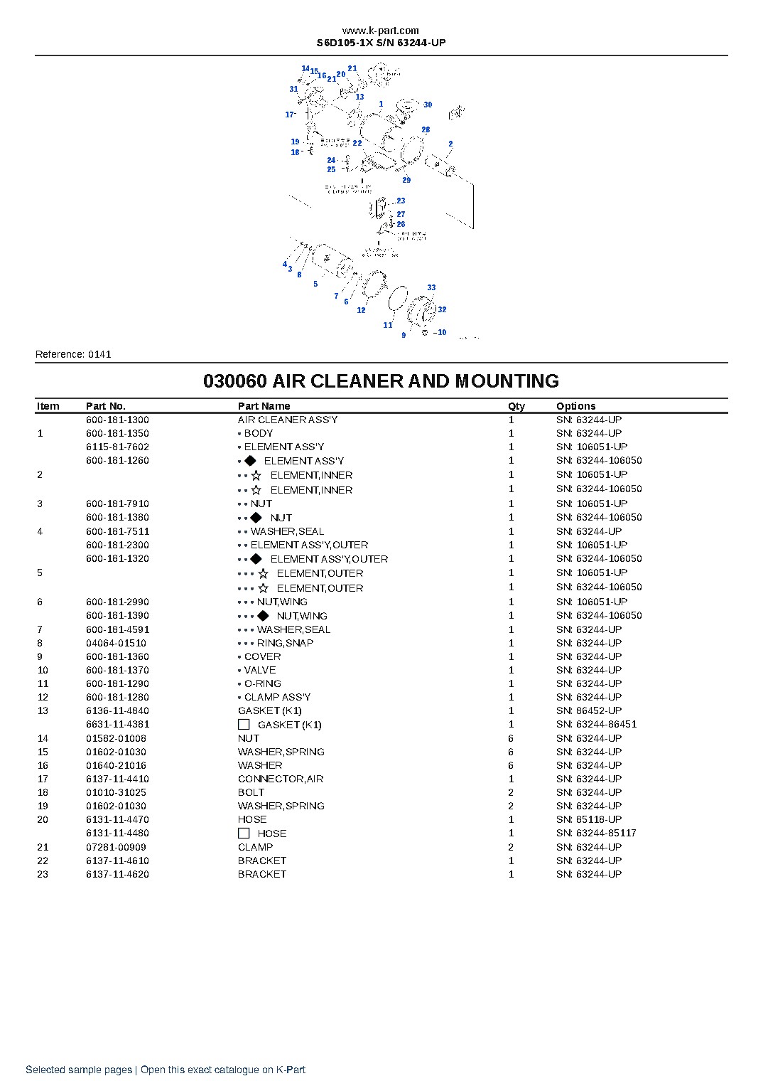 S6D105-1X S/N 63244-UP – sample page 8