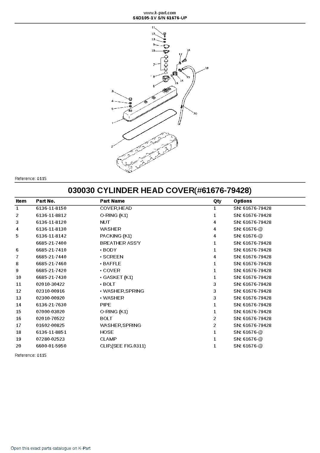 S6D105-1V S/N 61676-UP – sample page 4 S6D105-1V S/N 61676-UP – sample page 4