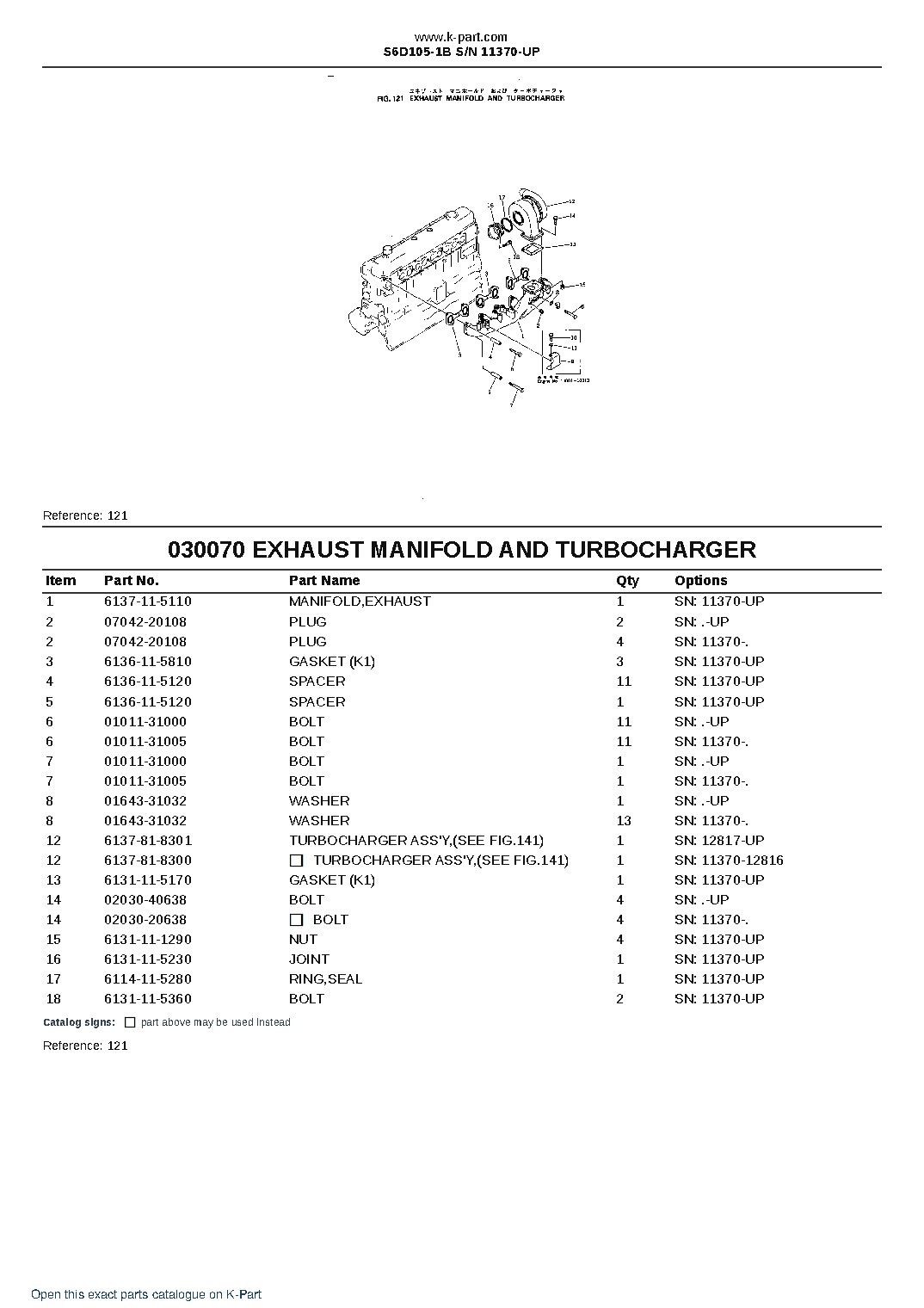 S6D105-1B S/N 11370-UP – sample page 10 S6D105-1B S/N 11370-UP – sample page 10