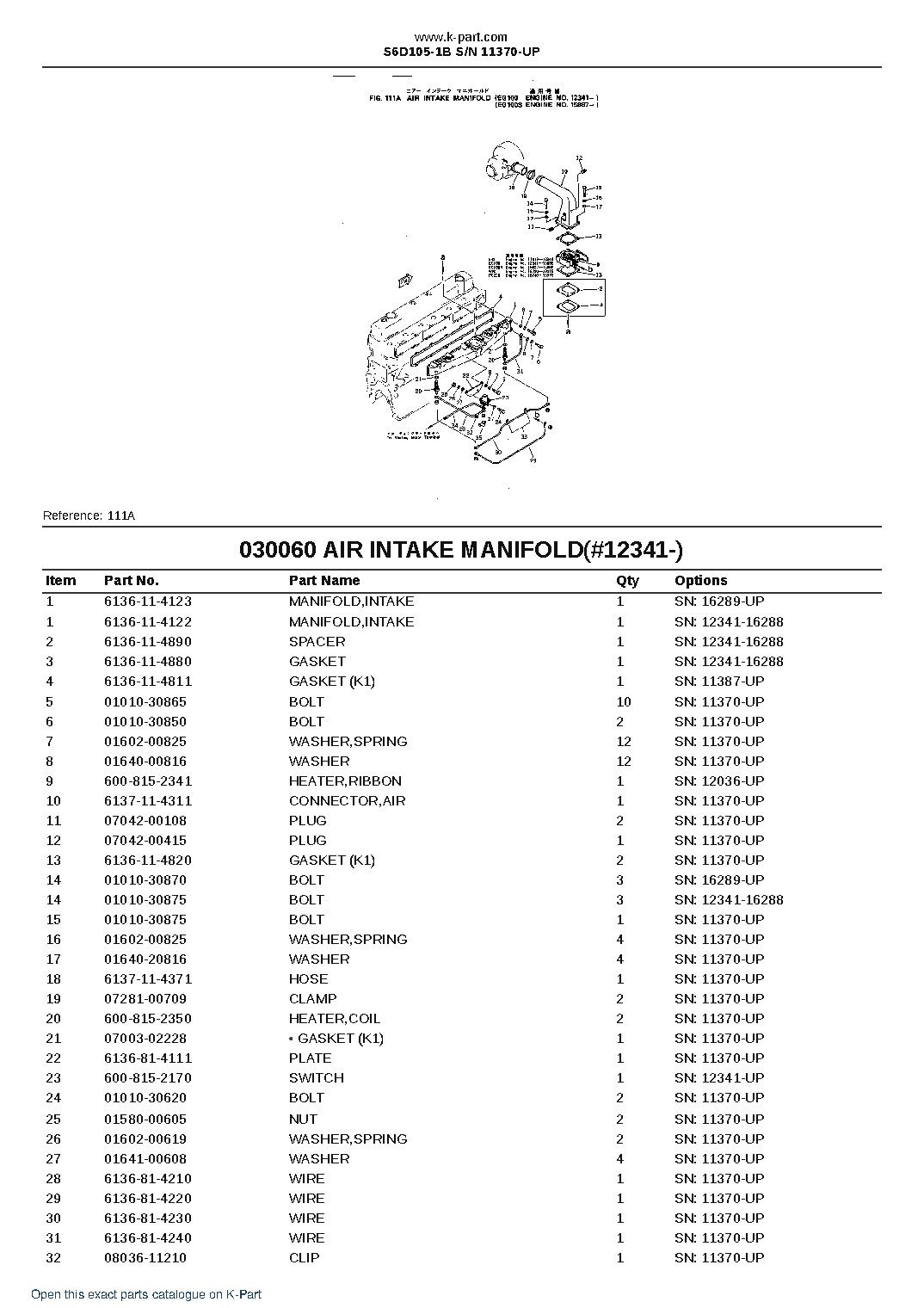 S6D105-1B S/N 11370-UP – sample page 8 S6D105-1B S/N 11370-UP – sample page 8
