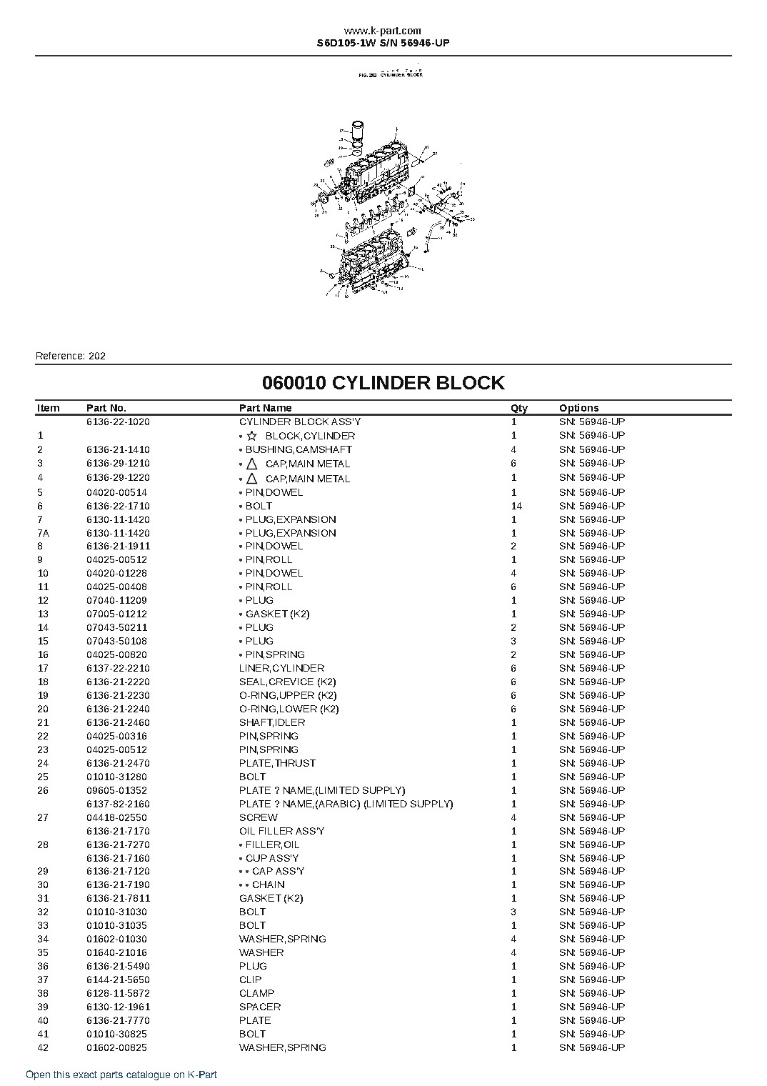 S6D105-1W S/N 56946-UP – sample page 10 S6D105-1W S/N 56946-UP – sample page 10