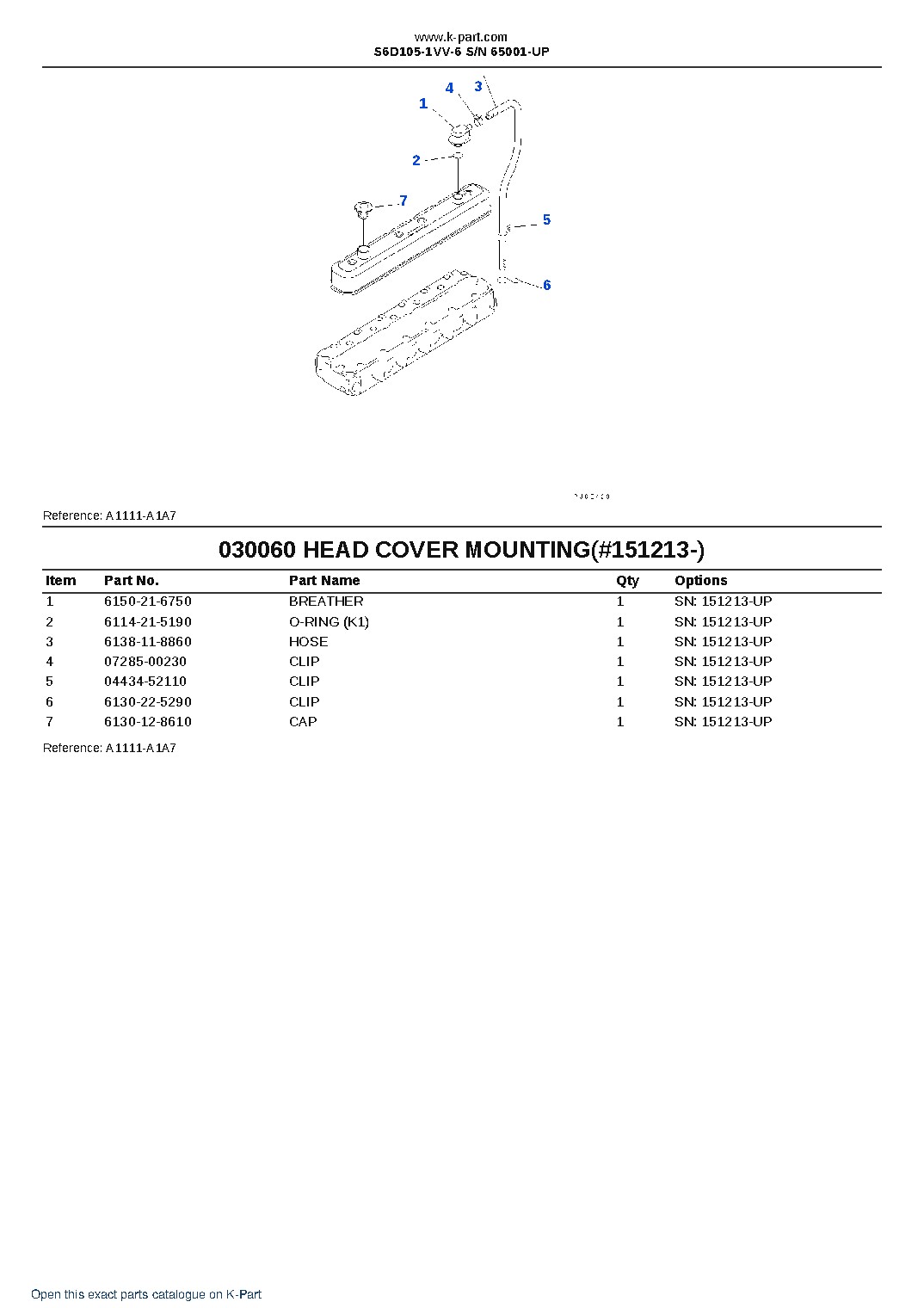 S6D105-1VV-6 S/N 65001-UP – sample page 6