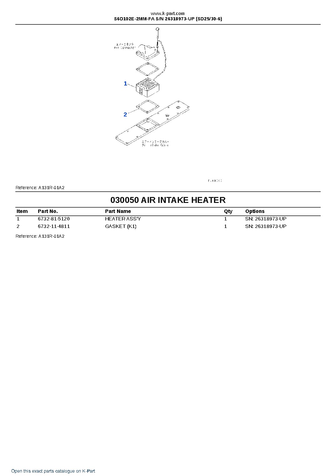S6D102E-2MM-FA S/N 26318973-UP (SD25/30-6) – sample page 5 S6D102E-2MM-FA S/N 26318973-UP (SD25/30-6) – sample page 5