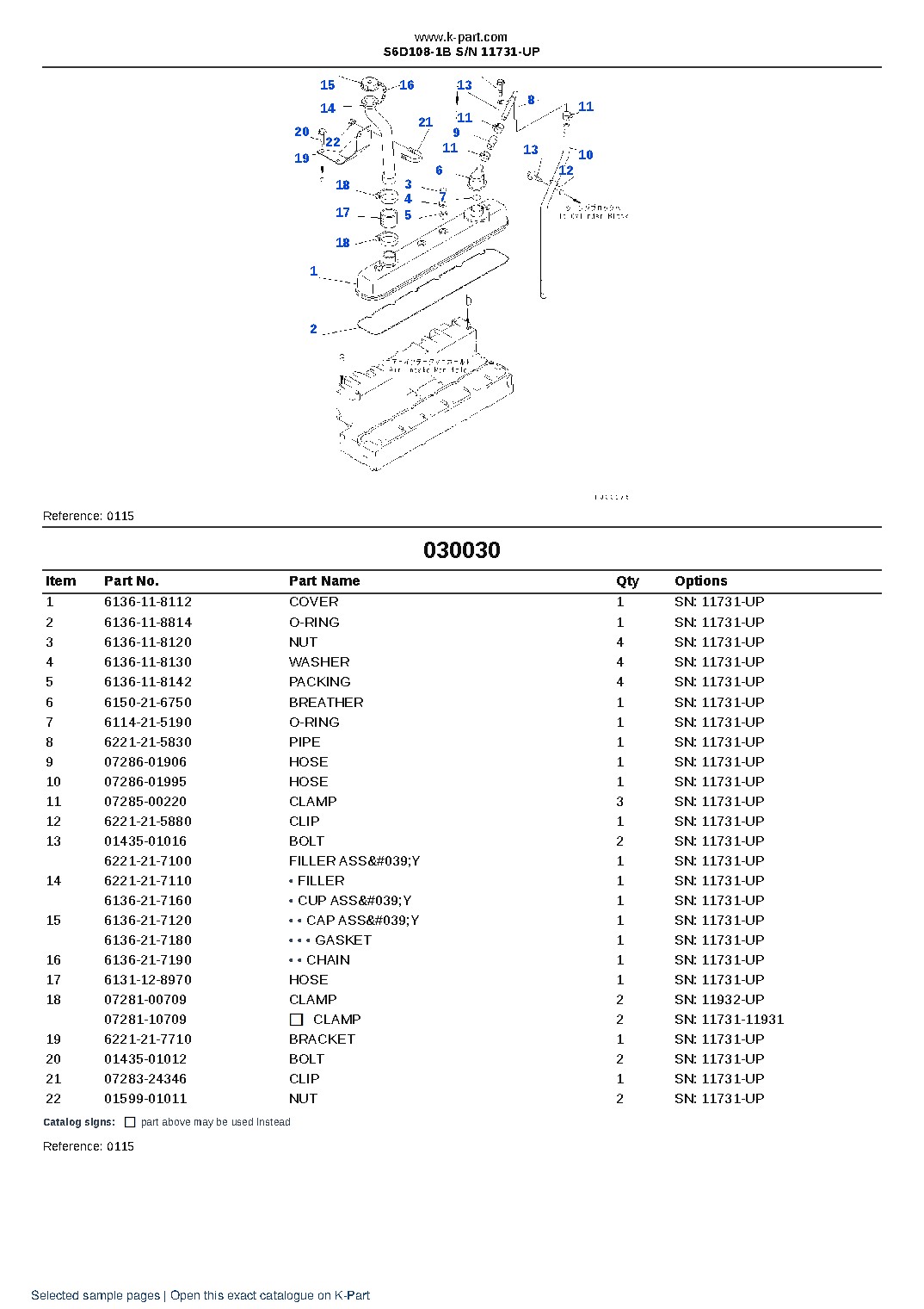 S6D108-1B S/N 11731-UP – sample page 3