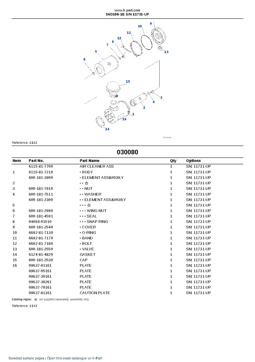 S6D108-1B S/N 11731-UP – sample page 8