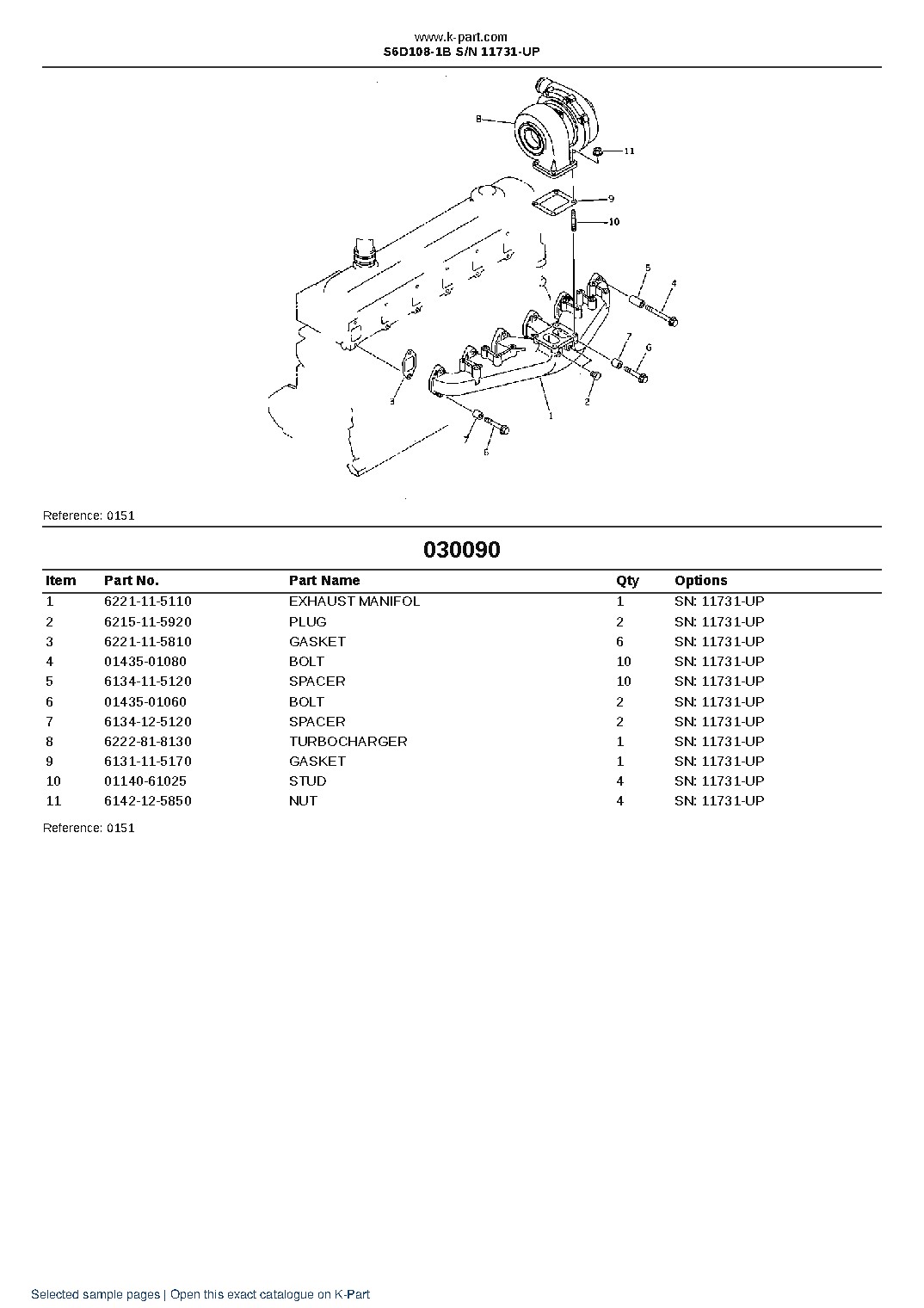 S6D108-1B S/N 11731-UP – sample page 9