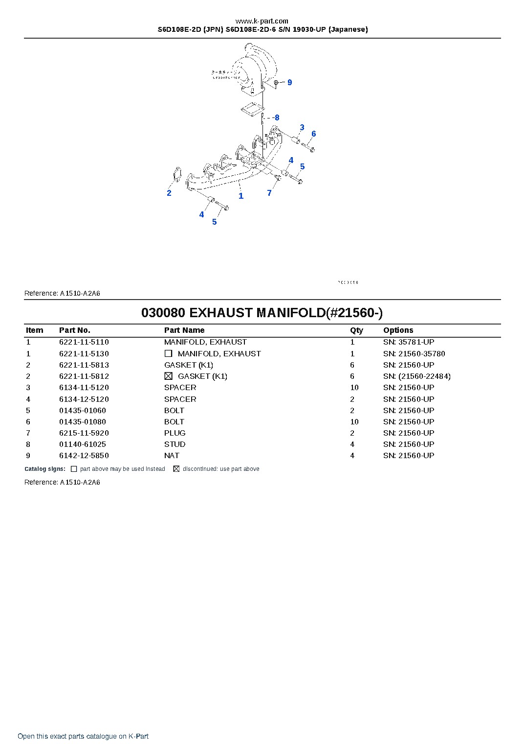 S6D108E-2D (JPN) S6D108E-2D-6 S/N 19030-UP (Japanese) – sample page 10 S6D108E-2D (JPN) S6D108E-2D-6 S/N 19030-UP (Japanese) – sample page 10