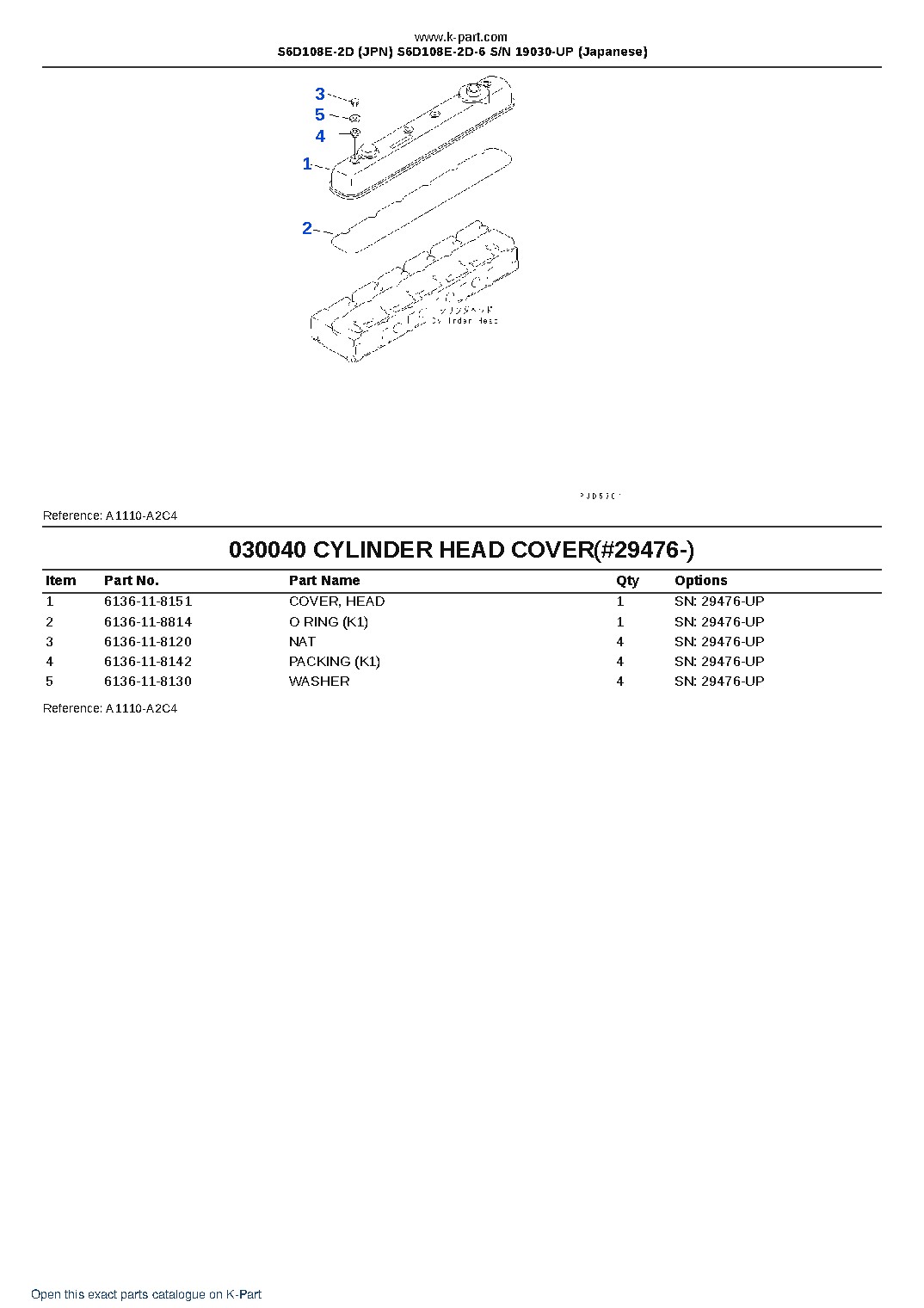 S6D108E-2D (JPN) S6D108E-2D-6 S/N 19030-UP (Japanese) – sample page 5 S6D108E-2D (JPN) S6D108E-2D-6 S/N 19030-UP (Japanese) – sample page 5