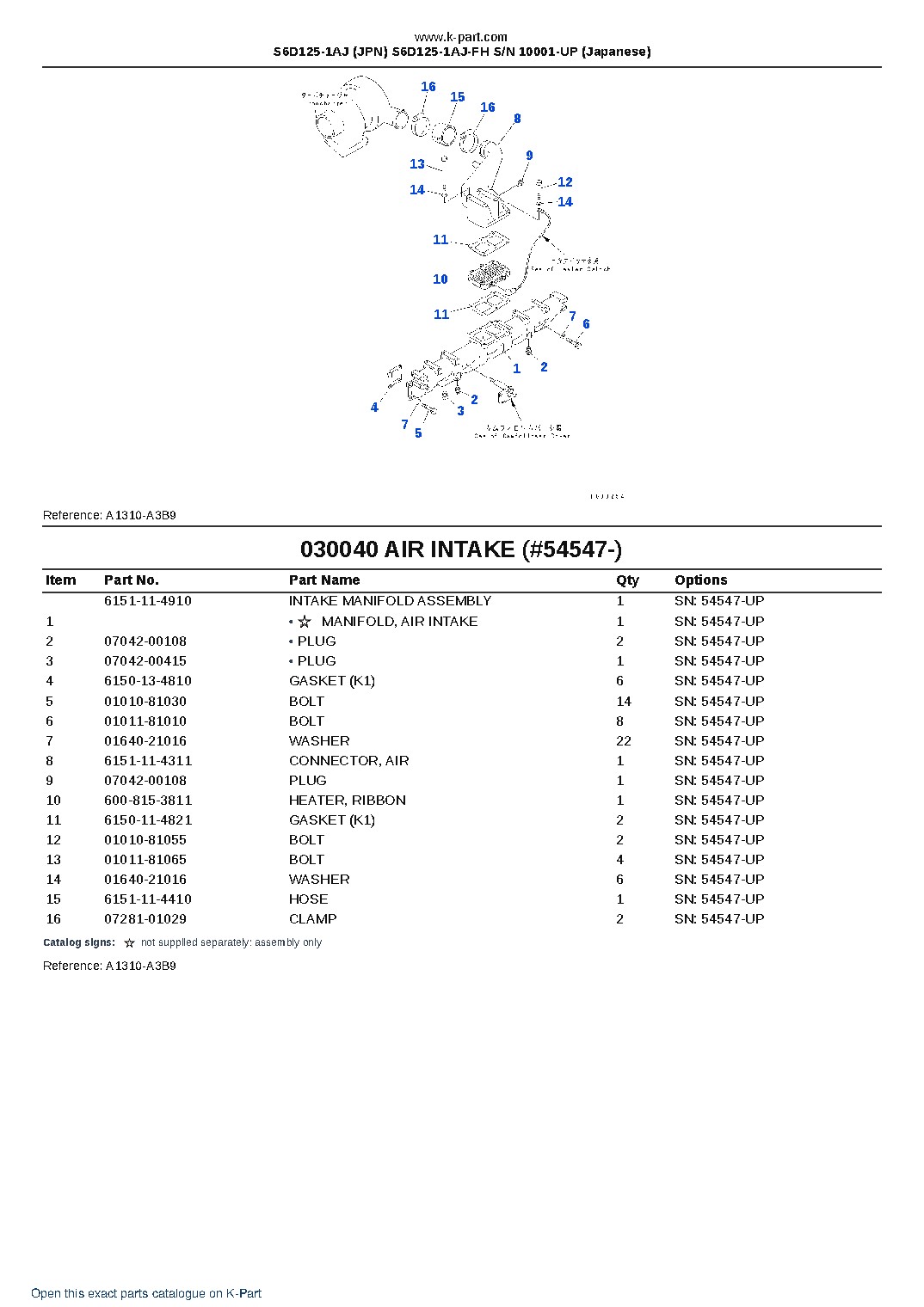 S6D125-1AJ (JPN) S6D125-1AJ-FH S/N 10001-UP (Japanese) – sample page 6 S6D125-1AJ (JPN) S6D125-1AJ-FH S/N 10001-UP (Japanese) – sample page 6