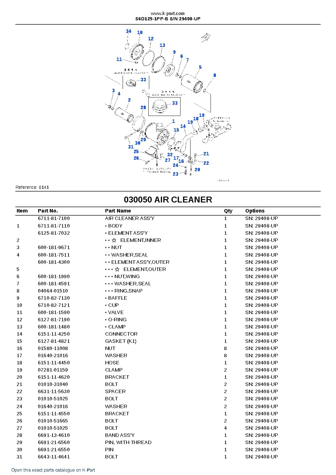 S6D125-1PP-B S/N 29408-UP – sample page 6 S6D125-1PP-B S/N 29408-UP – sample page 6