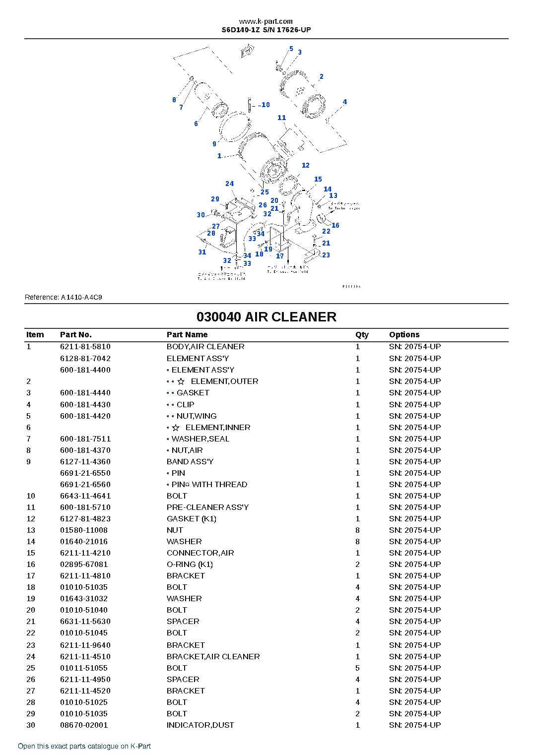 S6D140-1Z S/N 17626-UP – sample page 5 S6D140-1Z S/N 17626-UP – sample page 5