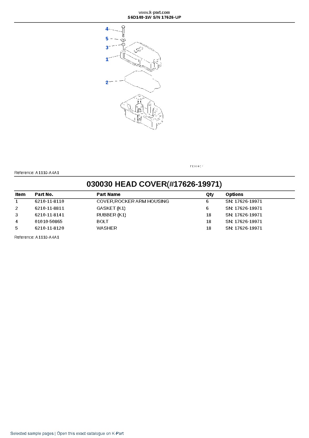 S6D140-1W S/N 17626-UP – sample page 5
