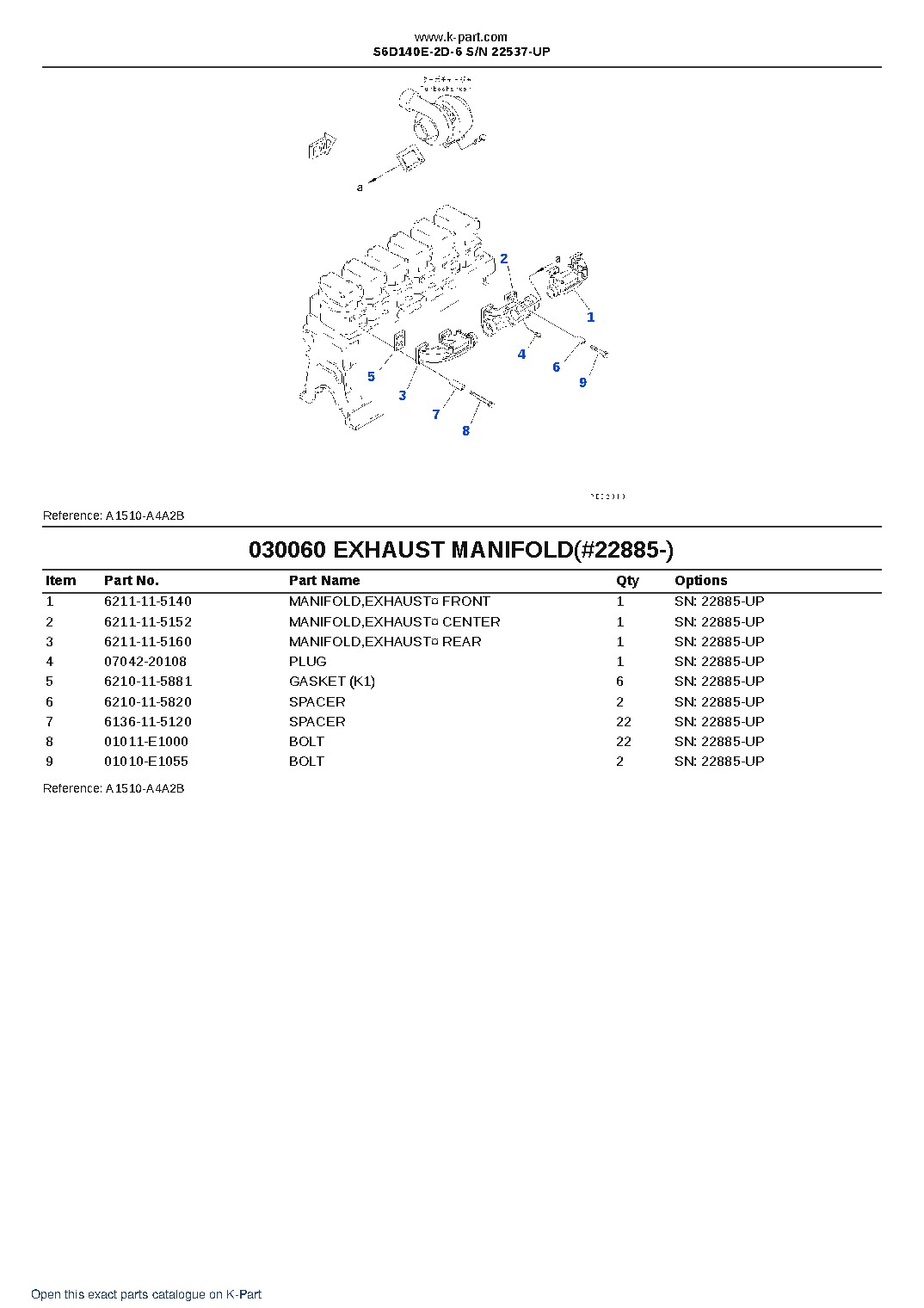 S6D140E-2D-6 S/N 22537-UP – sample page 8 S6D140E-2D-6 S/N 22537-UP – sample page 8