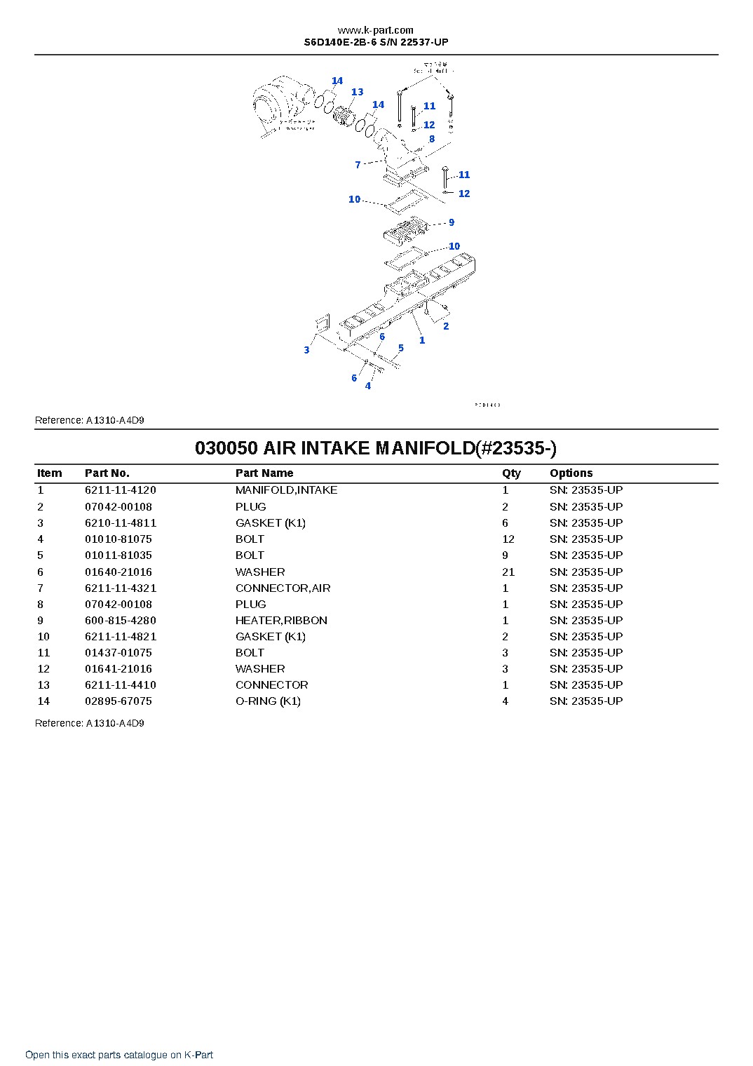 S6D140E-2B-6 S/N 22537-UP – sample page 6 S6D140E-2B-6 S/N 22537-UP – sample page 6