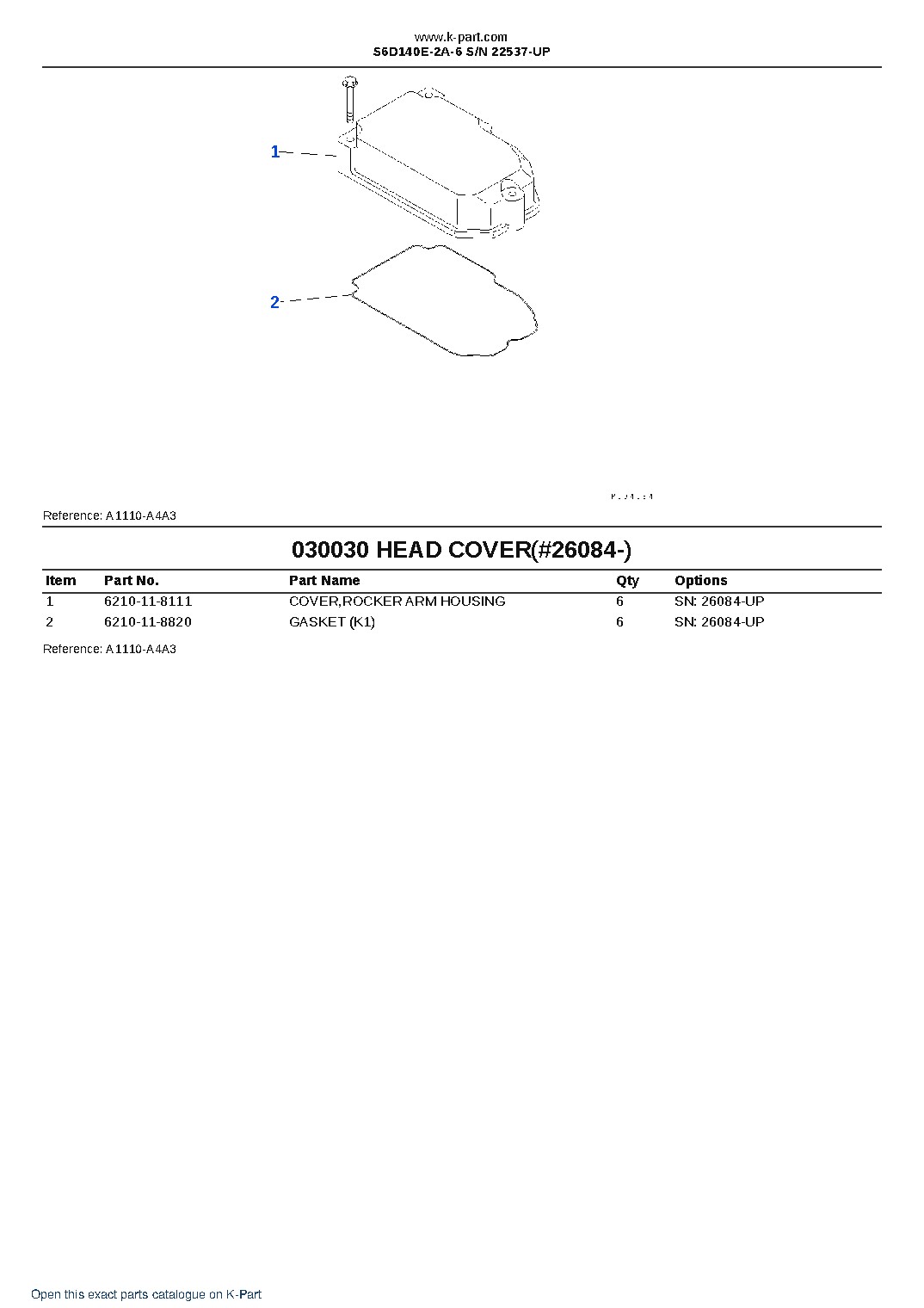 S6D140E-2A-6 S/N 22537-UP – sample page 4 S6D140E-2A-6 S/N 22537-UP – sample page 4