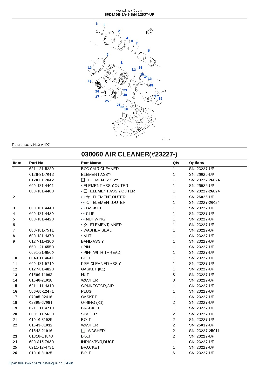 S6D140E-2A-6 S/N 22537-UP – sample page 7 S6D140E-2A-6 S/N 22537-UP – sample page 7