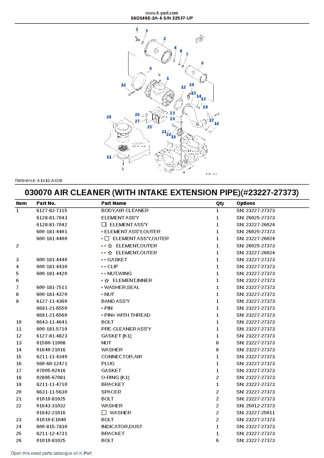 S6D140E-2A-6 S/N 22537-UP – sample page 9 S6D140E-2A-6 S/N 22537-UP – sample page 9