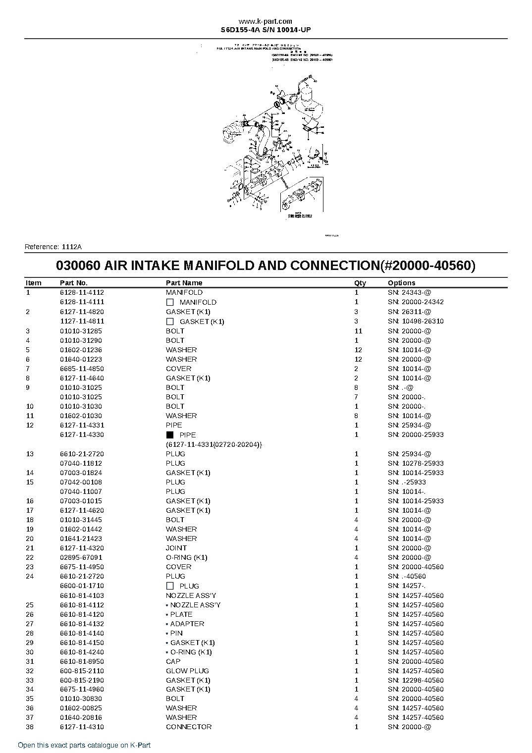 S6D155-4A S/N 10014-UP – sample page 10 S6D155-4A S/N 10014-UP – sample page 10