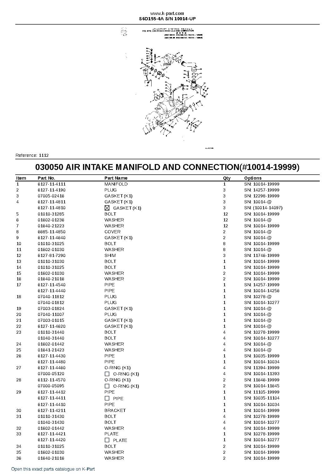 S6D155-4A S/N 10014-UP – sample page 8 S6D155-4A S/N 10014-UP – sample page 8
