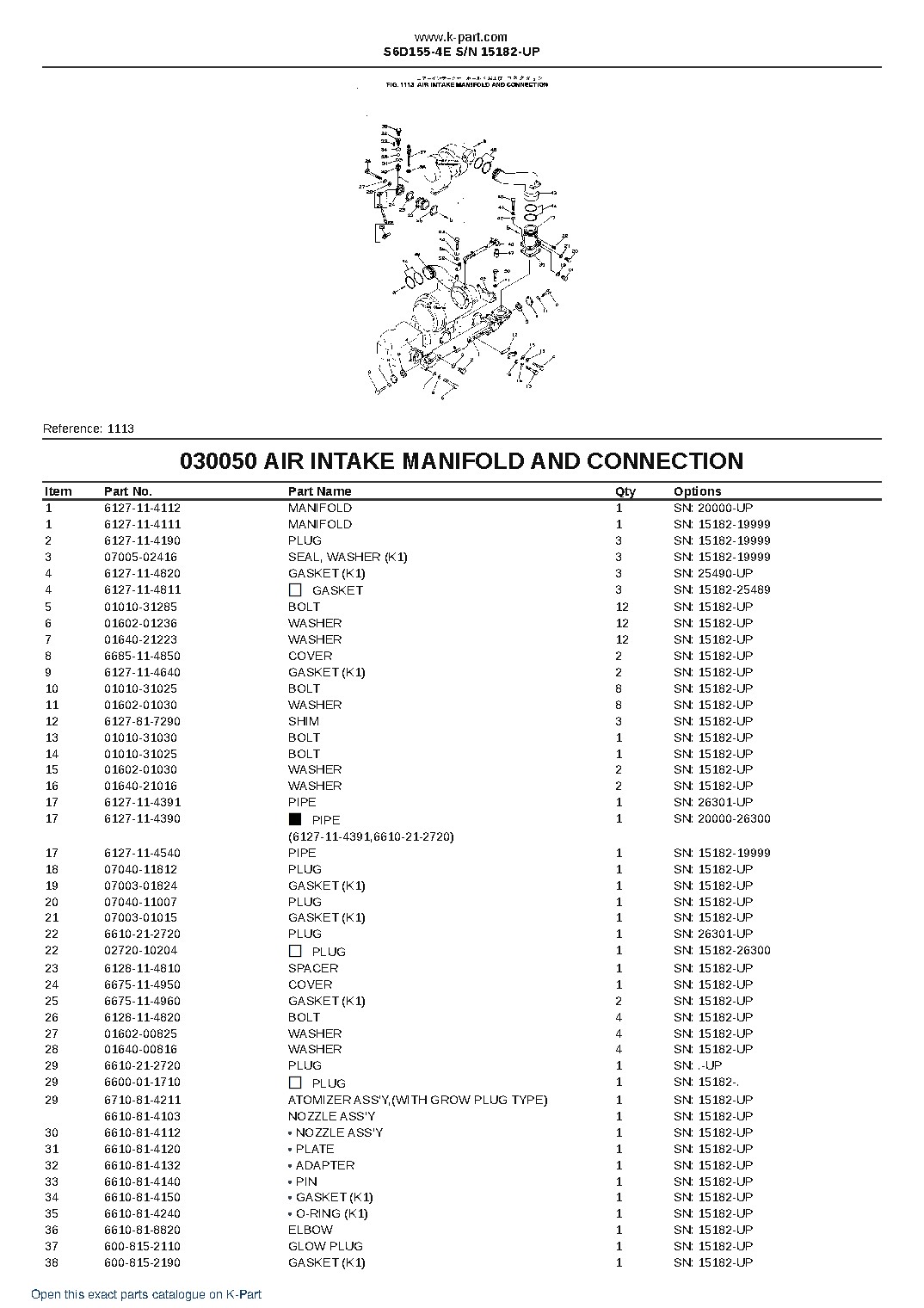 S6D155-4E S/N 15182-UP – sample page 8 S6D155-4E S/N 15182-UP – sample page 8