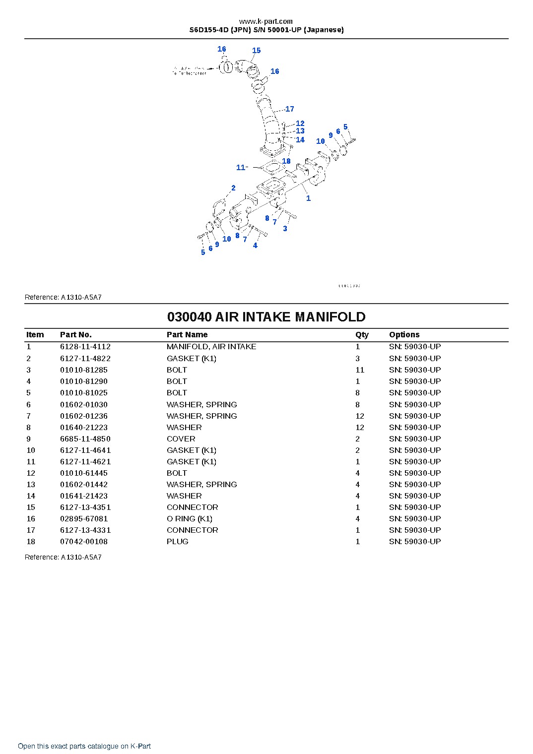 S6D155-4D (JPN)  S/N 50001-UP (Japanese) – sample page 5
