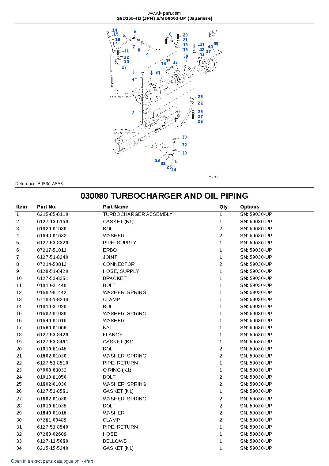 S6D155-4D (JPN)  S/N 50001-UP (Japanese) – sample page 9