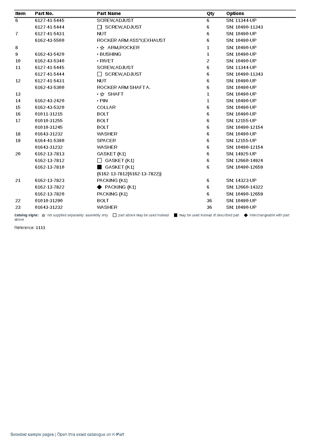 S6D170-1D S/N 10490-UP – sample page 4 S6D170-1D S/N 10490-UP – sample page 4