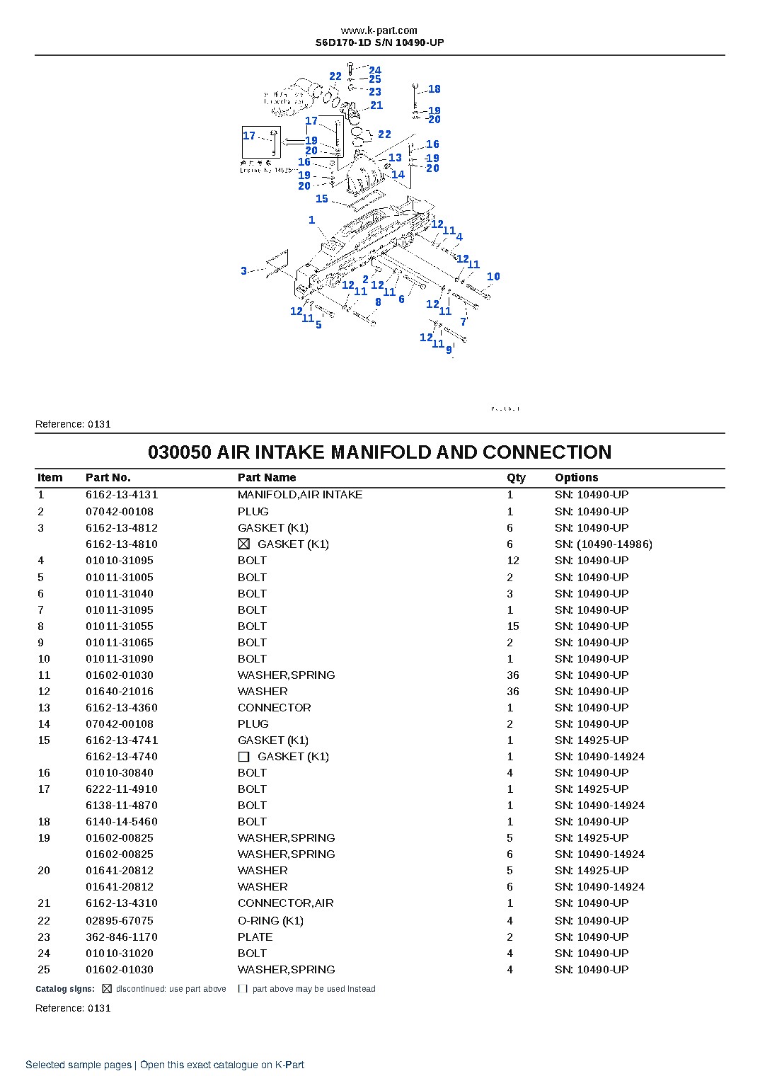 S6D170-1D S/N 10490-UP – sample page 7 S6D170-1D S/N 10490-UP – sample page 7